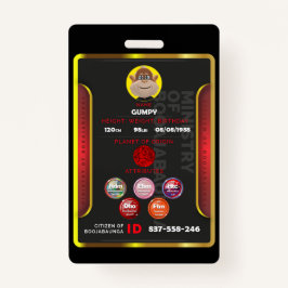 Tarjeta De Identificación Insignia ciudadana