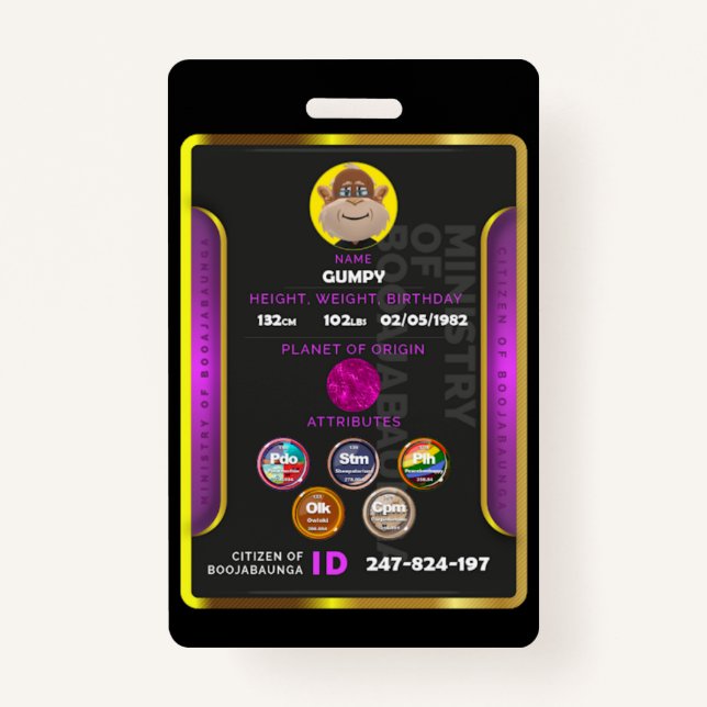 Tarjeta De Identificación Insignia ciudadana  (Anverso)