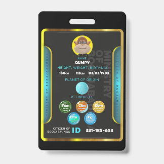 Tarjeta De Identificación Insignia ciudadana