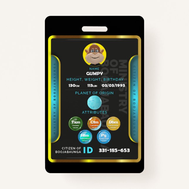 Tarjeta De Identificación Insignia ciudadana  (Anverso)