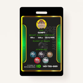 Tarjeta De Identificación Insignia ciudadana