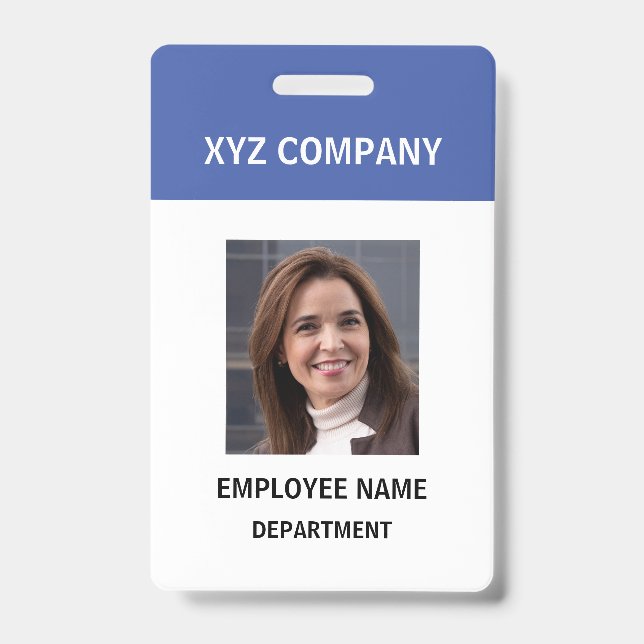 Tarjeta De Identificación Insígnia clásica de identificación (Parte frontal)