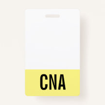 Insignia CNA amarilla de doble cara