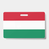 Insígnia con la bandera de Hungría