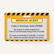 Insignia de alerta de PTSD