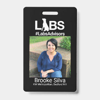 Tarjeta De Identificación Insignia de Asesores de Labs