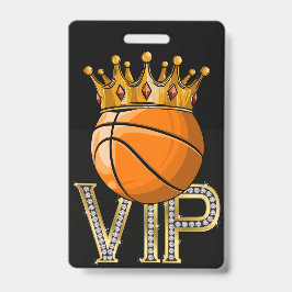 Tarjeta De Identificación INSIGNIA de baloncesto VIP