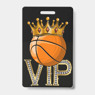 Tarjeta De Identificación INSIGNIA de baloncesto VIP