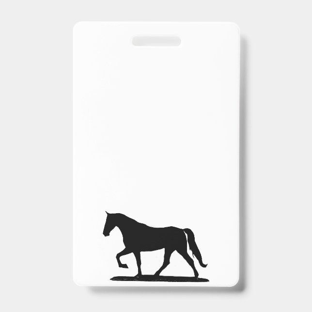Tarjeta De Identificación Insignia de Caballo de Caminata de Tennessee (Parte frontal)