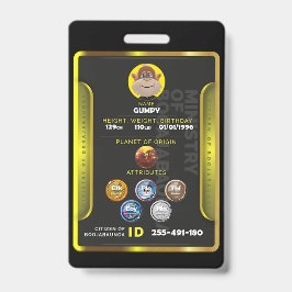 Tarjeta De Identificación Insignia de ciudadano 