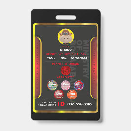 Tarjeta De Identificación Insígnia de ciudadano 