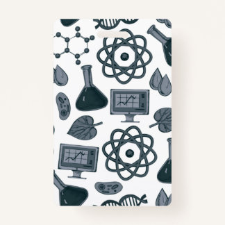 Tarjeta De Identificación Insignia De Disfraces De Científico Infantil Para 