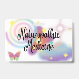 Tarjeta De Identificación Insignia de Dr. Naturópata