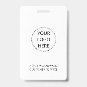 Tarjeta De Identificación Insígnia de empleado personalizada con logotipo pa