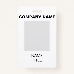 Tarjeta De Identificación Insignia de empresa