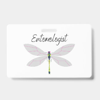 Tarjeta De Identificación Insignia de Entomólogo