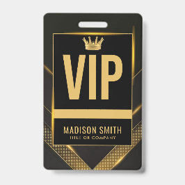 Tarjeta De Identificación Insígnia de evento empresarial VIP