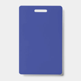 Tarjeta De Identificación Insígnia de evento personalizada azul ejecutivo
