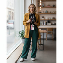 Insignia de fotógrafo independiente en brillante F