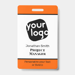 Tarjeta De Identificación    Insignia de ID de conferencia personalizada min