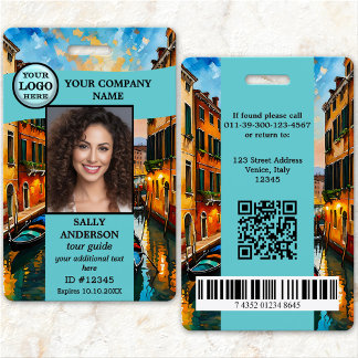 Tarjeta De Identificación Insígnia de identificación con foto de la agencia