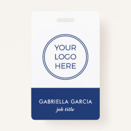 Tarjeta De Identificación Insignia de identificación de código de barras del