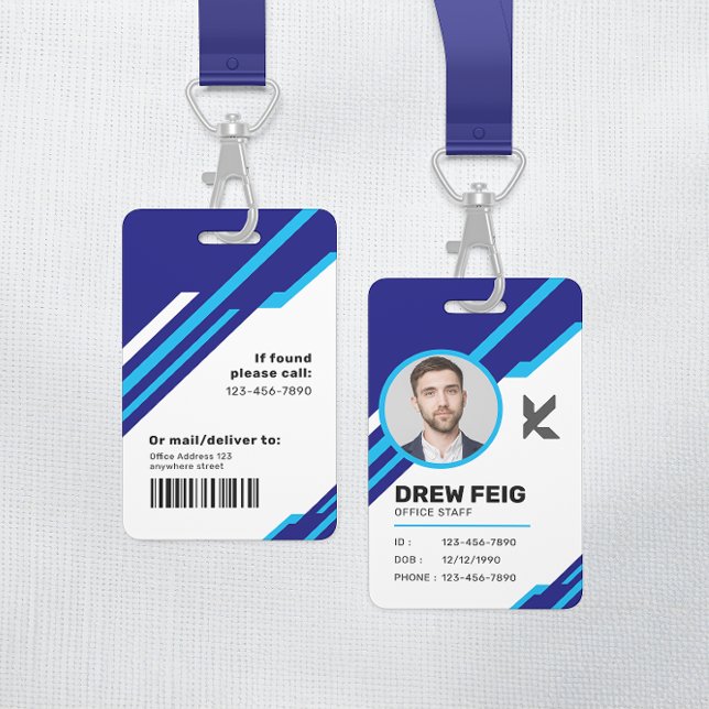 Tarjeta De Identificación Insignia de identificación de empleado corporativo (Subido por el creador)