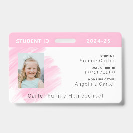 Tarjeta De Identificación Insignia de identificación de estudiante de colegi