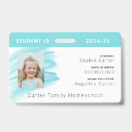Tarjeta De Identificación Insígnia de identificación de estudiante de educac