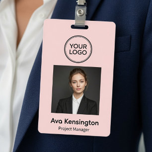 Tarjeta De Identificación Insígnia de identificación de foto personalizada c