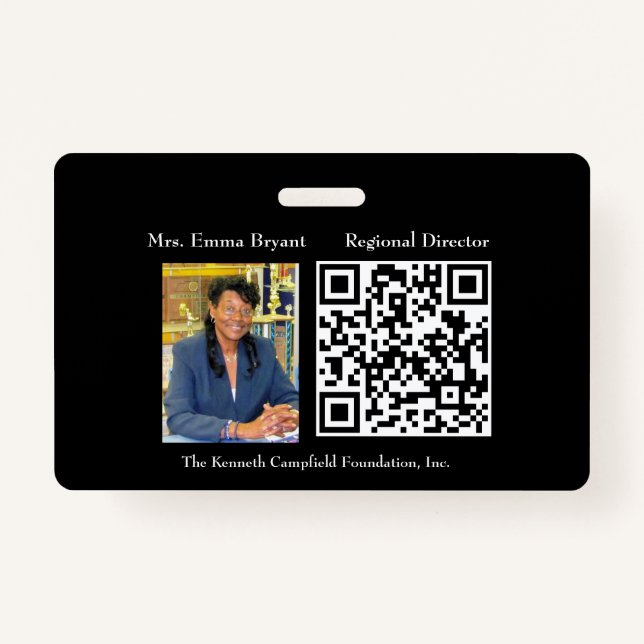 Tarjeta De Identificación Insignia de identificación de la empresa (Anverso)