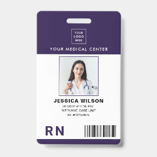 Tarjeta De Identificación Insígnia de identificación médica de enfermera reg