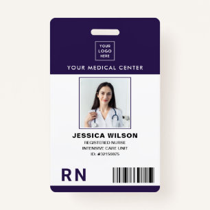Tarjeta De Identificación Insignia de identificación médica de enfermera RN