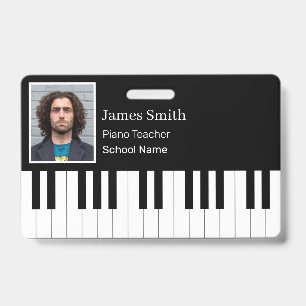 Tarjeta De Identificación Insígnia de identificación personalizada en blanco