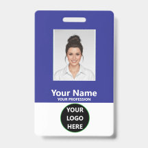 Insígnia de identificación personalizada vertical 