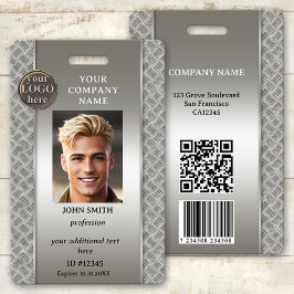 Tarjeta De Identificación Insígnia de identificación profesional de empleado