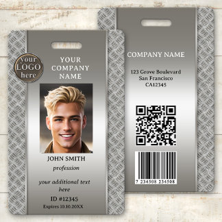 Tarjeta De Identificación Insígnia de identificación profesional de empleado