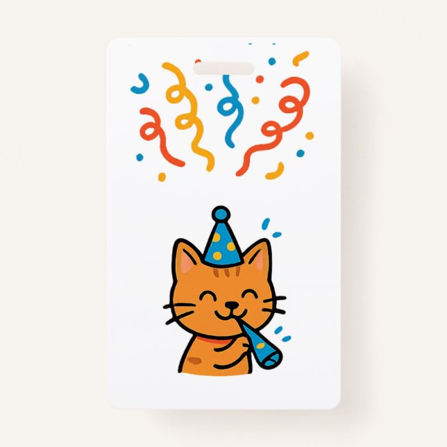 Tarjeta De Identificación Insignia de invitación de Año Nuevo (Anverso)