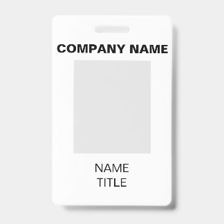 Tarjeta De Identificación Insígnia de la empresa