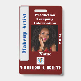Tarjeta De Identificación Insígnia de la tripulación de video