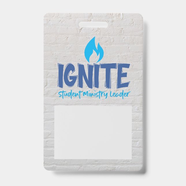 Tarjeta De Identificación Insignia de líder de Ignite (Parte frontal)