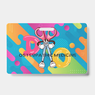 Tarjeta De Identificación Insignia de medicina osteopática