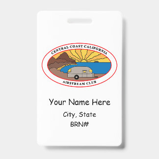 Tarjeta De Identificación Insignia de nombre de club CCCAC