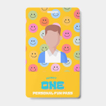 Insígnia de pase de diversión personal (Tipo genia