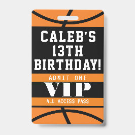 Tarjeta De Identificación Insígnia de pase VIP para fiesta de cumpleaños de 