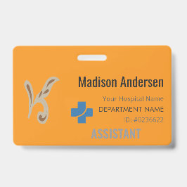 Tarjeta De Identificación Insignia de personal plástica - Comercio.Show.Secu