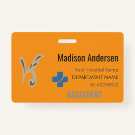 Tarjeta De Identificación Insignia de personal plástica - Comercio.Show.Secu