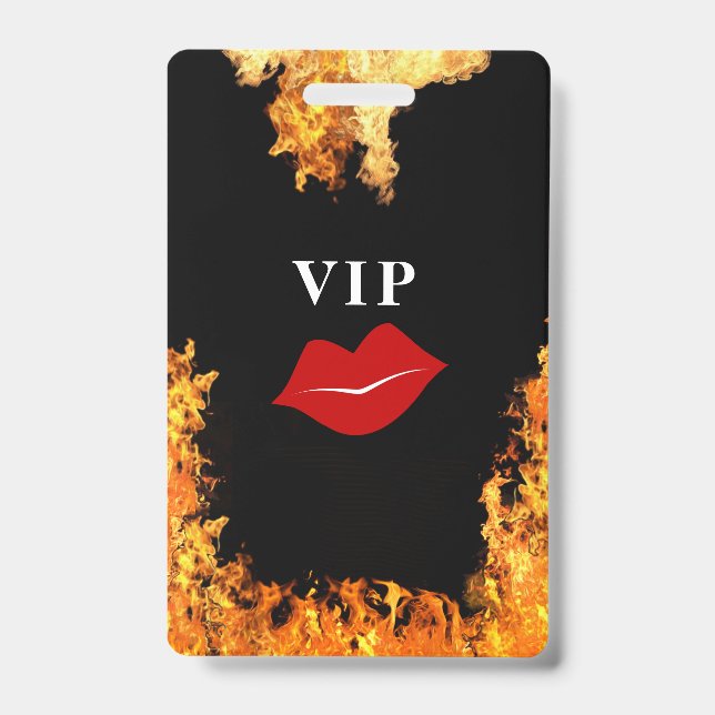 Tarjeta De Identificación Insígnia de plástico VIP (Parte frontal)