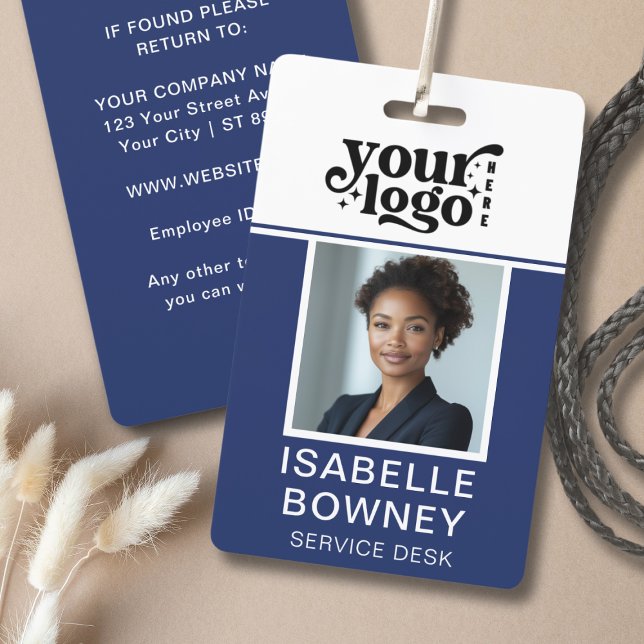 Tarjeta De Identificación Insignia de seguridad de compañía de foto de emple (Subido por el creador)