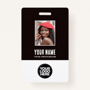 Tarjeta De Identificación Insignia de seguridad de empresa de foto de emplea
